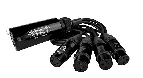 Sound Tools CAT Tails FX - Female XLR Breakout 4 Lines of XLR Analog Audio, AES3, DMX or COM