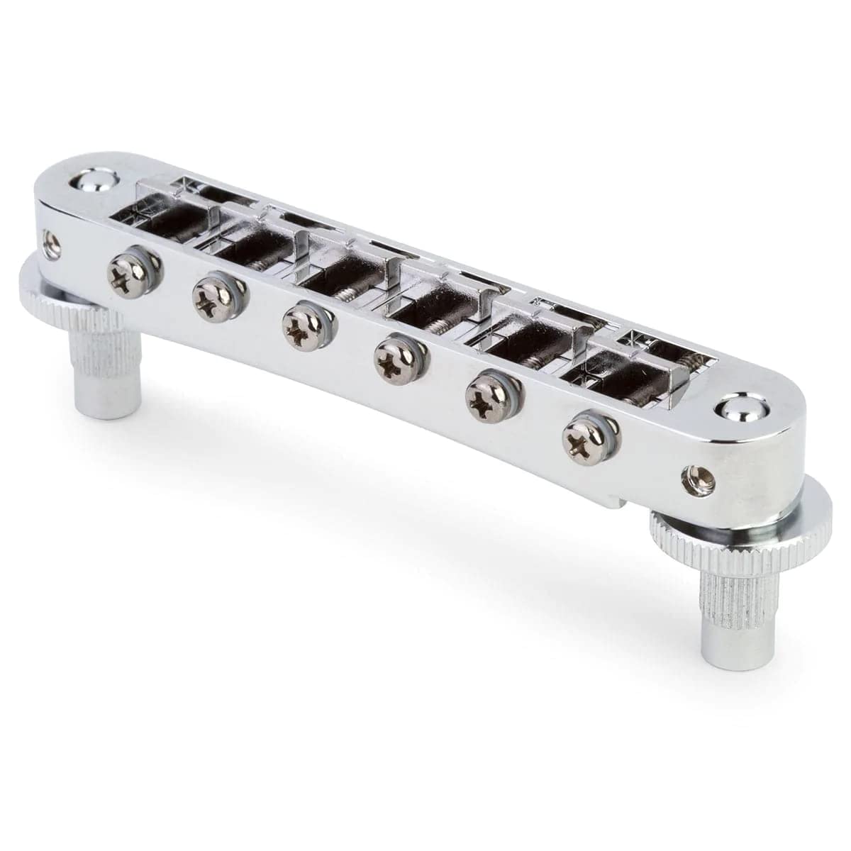 TonePros Locking Tune-o-matic (small posts) Notched Saddles Chrome