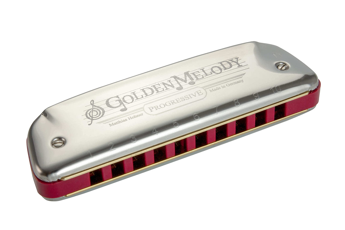 Hohner Golden Melody Progressive Harmonica, Key of C (M544BX-C)