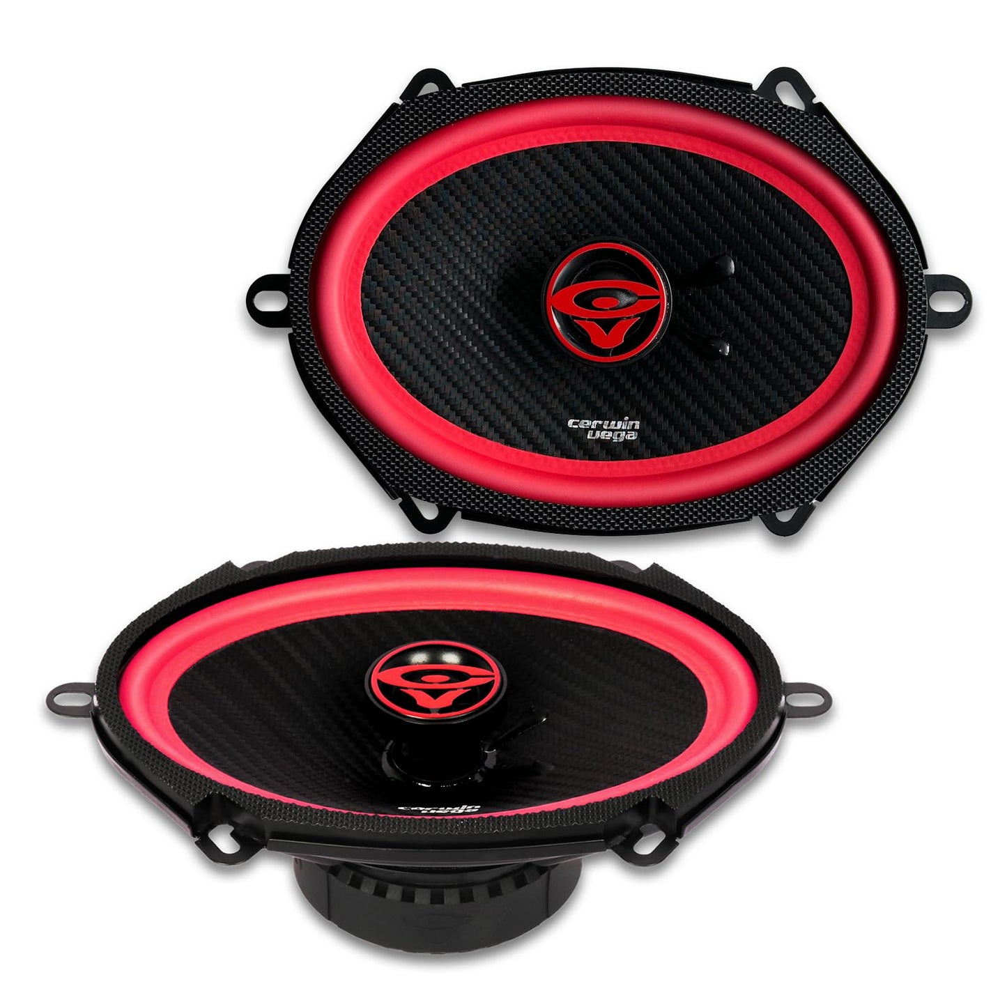 CERWIN-VEGA! "2025 Edition V68 ÿ 6X8 2-Way Full Range Premium Quality Coaxial Car Audio Speakers, 300W Max Power - Sold in Pairs