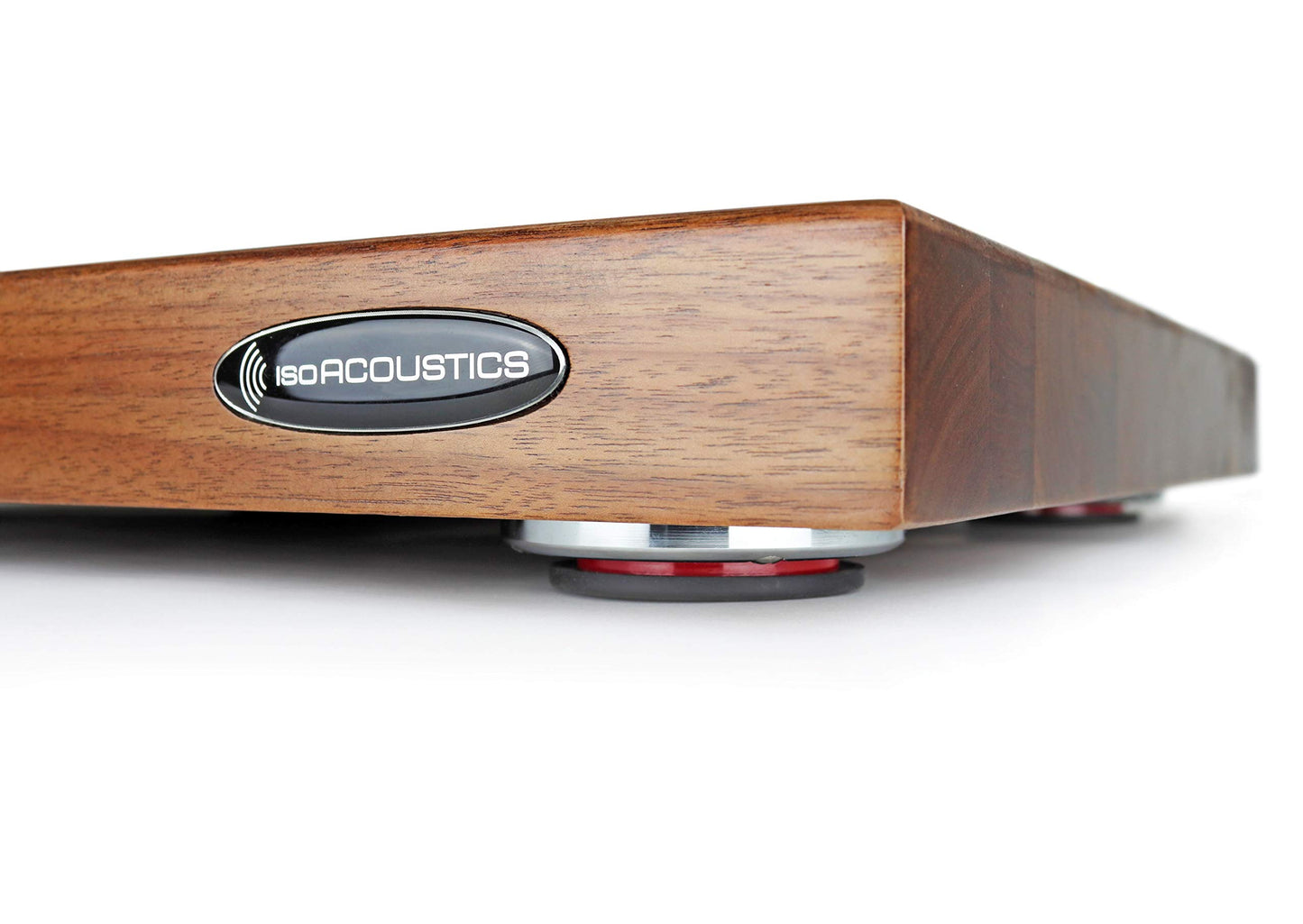 IsoAcoustics Delos Turntable Isolation Butcher Block Series: 2216W1 (22" W x 16" D x 1.75" H) Walnut