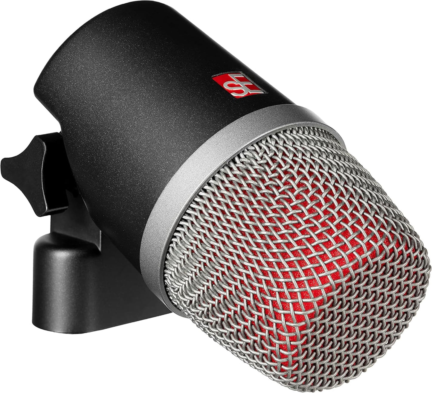 SE ELECTRONICS V Kick Drum Mic - Compact Dynamic Supercardioid Drum Microphone for Kicks with 4 Sound Settings & Adjustable Swivel Mount for Precise Positioning - Perfect for Studio & Live Use