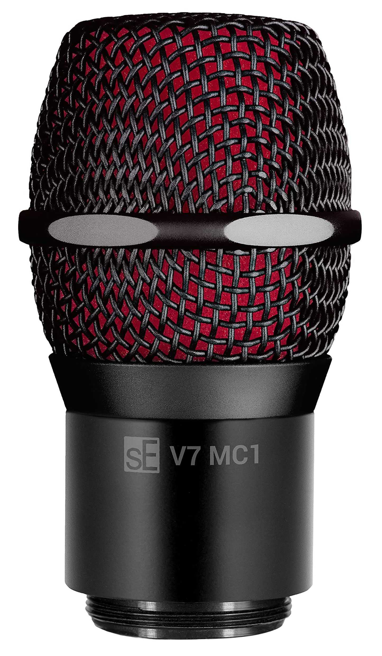 SE ELECTRONICS V7 MC1 Wireless Microphone Capsule - Compatible with Shure Wireless Transmitters - Professional Dynamic Microphone for Singing, Speech & Music Studio Recording (Black)
