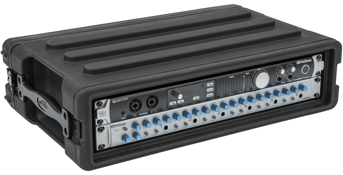 SKB Roto-Molded 2U Shallow Rack (1SKB-R2S)