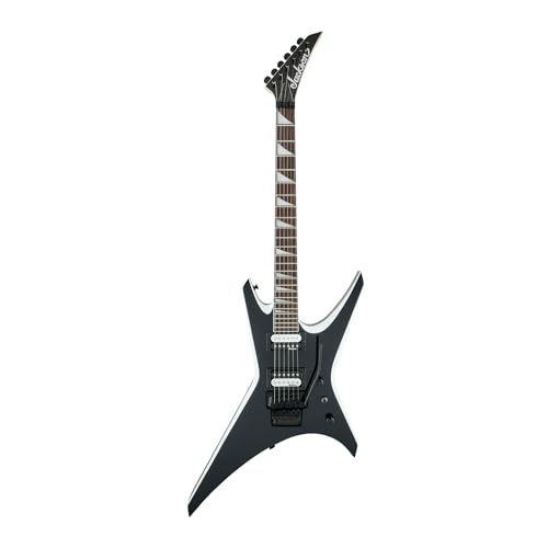 Jackson JS32 Warrior - Black with White Bevels