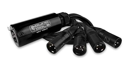 Sound Tools CAT Tails MX - Male XLR Breakout 4 Lines of XLR Analog Audio, AES3, DMX or COM