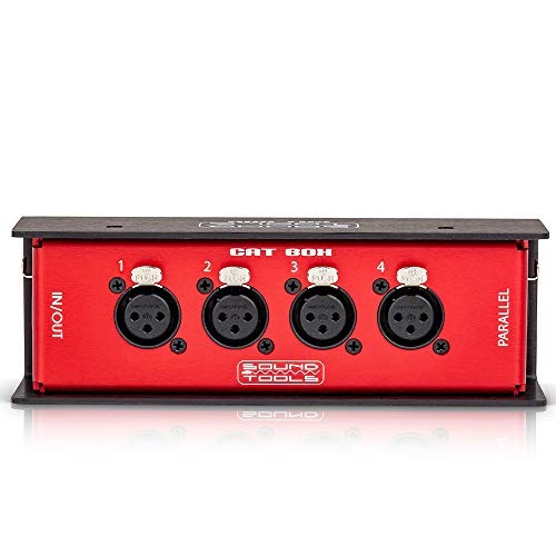 CAT Box FX - Female XLR Stage Box with Analog Audio Over Shielded CAT Cable. Send 4 Channels of Audio, DMX, Clear-Com or AES.