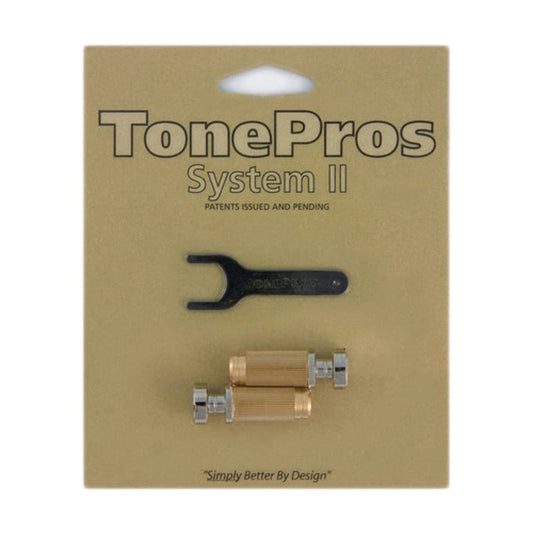 TonePros Locking Studs-US Thread Nickel (Nickel)