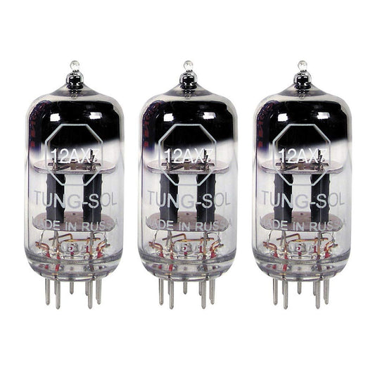 New Gain Matched Trio (3) Tung-Sol Reissue 12AX7 ECC83 Tubes - Authorized Dealer