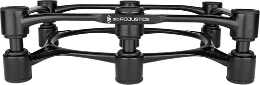 IsoAcoustics Aperta Series Isolation Speaker Stands with Tilt Adjustment: Aperta300 (11.8" x 7.9") Black (Single)