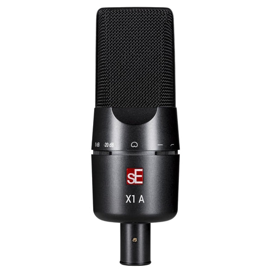 SE ELECTRONICS X1 A Large Diaphragm Condenser Microphone with 100 Hz Filter & -20 dB Pad - XLR Condenser Mic for Singing & Instruments - Professional Studio Microphone for Recording & Podcasting