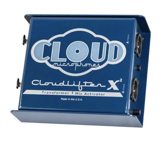 Cloud Microphones - Cloudlifter CL-X2 Transformer Mic Activator - Ultra-Clean Microphone Preamp Gain - USA Made