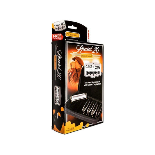 Hohner Special 20 Pro Pack 5-piece Harmonica Set Keys off G, A, C, D & E
