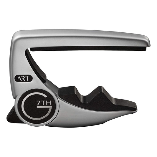 G7th Performance 3 Classical Guitar Capo, Silver - 64mm Wide for Classical, Flamenco & Wider Neck Guitars - Adaptive Radius Technology - Precise Tuning, Unique Tension Control for Easy One-Handed Use