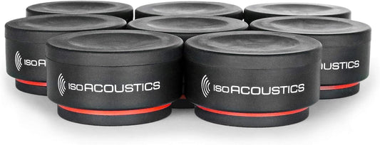 IsoAcoustics Iso-Puck Series Acoustic Isolators (Iso-Puck Mini, 6 lbs max/Unit, 8-Pack)