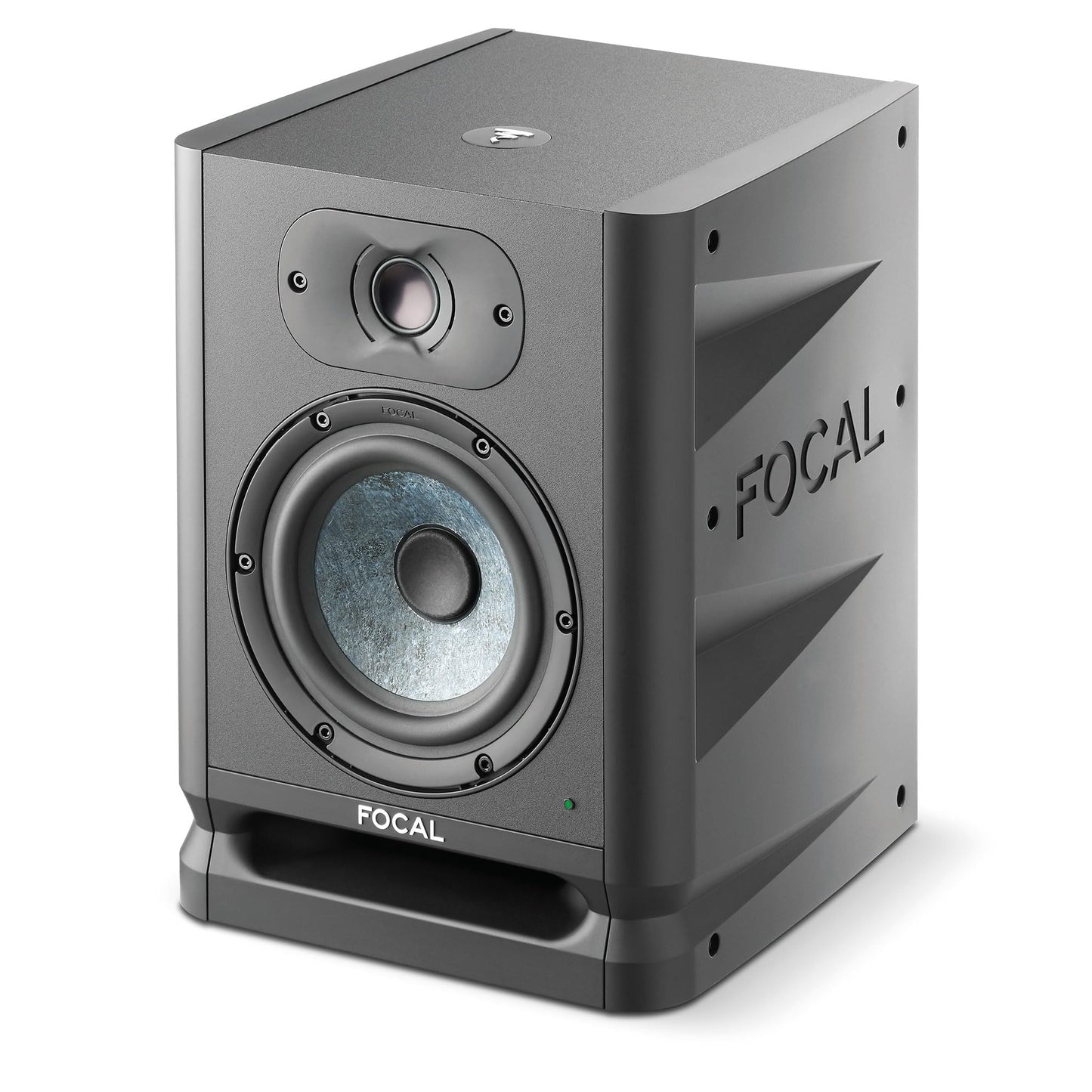 Focal Alpha 50 Evo ÿ 5" Active 2-Way Studio Monitor, 60W RMS Bi-Amp, Slatefiber Woofer, 45Hzÿ22kHz, Neutral Nearfield Reference Speaker ÿ Sold Individually