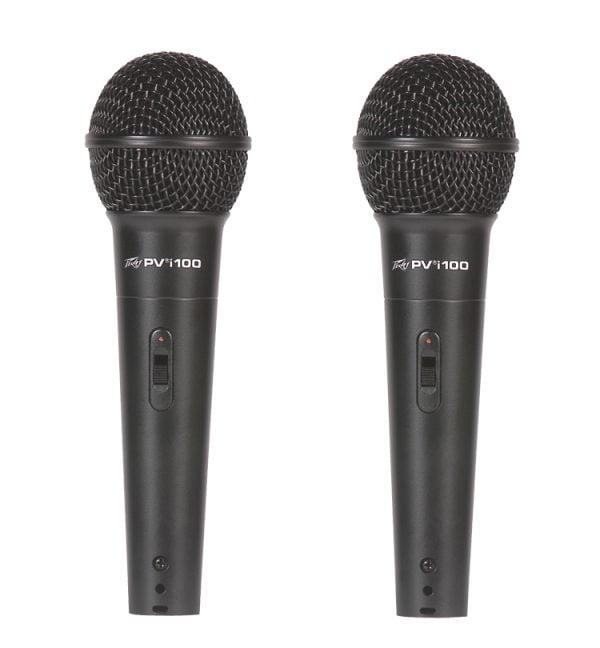 Peavey Pvi 100 - 2-Pack Dynamic Cardiod Microphones