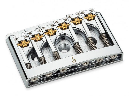 Schaller Non-Tremolo Roller Bridge, Chrome