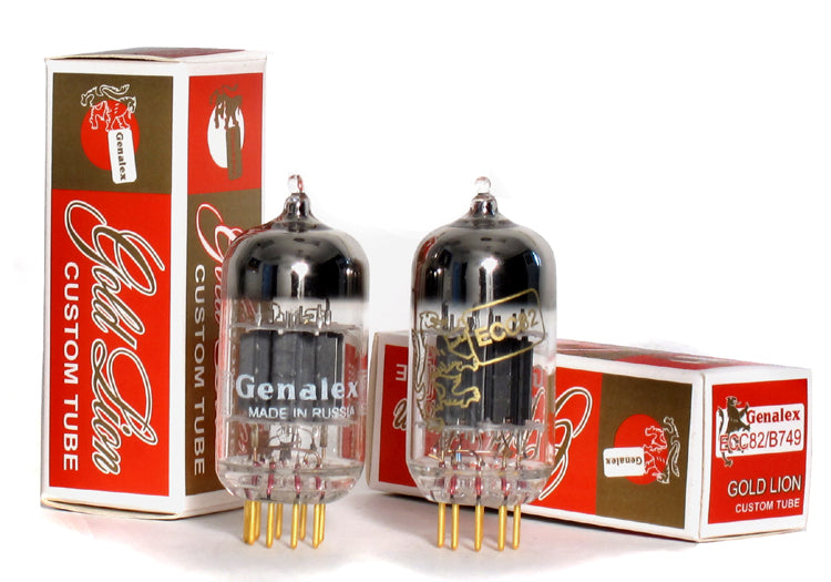 Genalex Gold Lion 12AU7 / ECC82, Matched Pair (2 tubes)