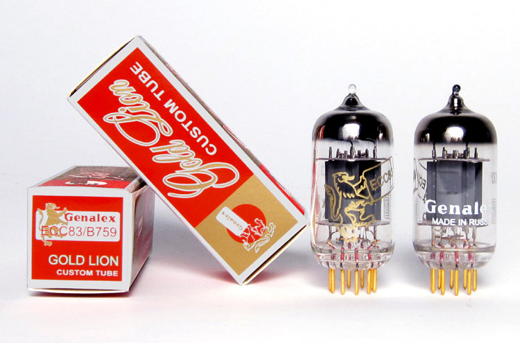 Genalex Gold Lion 12AX7 ECC83S / B759 Gold Pins Vacuum Tube - Single