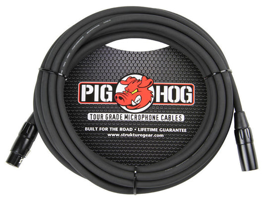 Pig Hog PHM25 High Performance 8mm XLR Microphone Cable, 25 Feet