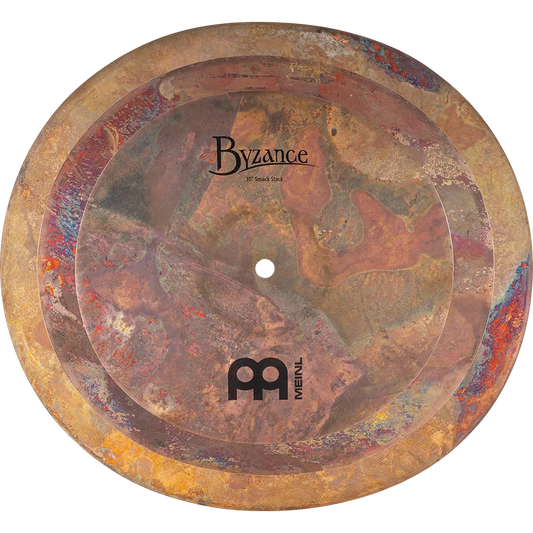 Meinl Cymbals Byzance Vintage 3-Piece Smack Stack Cymbal Pack 10", 12", 14" — Made in Turkey — B20 Bronze, 2-Year Warranty (B024VSM)