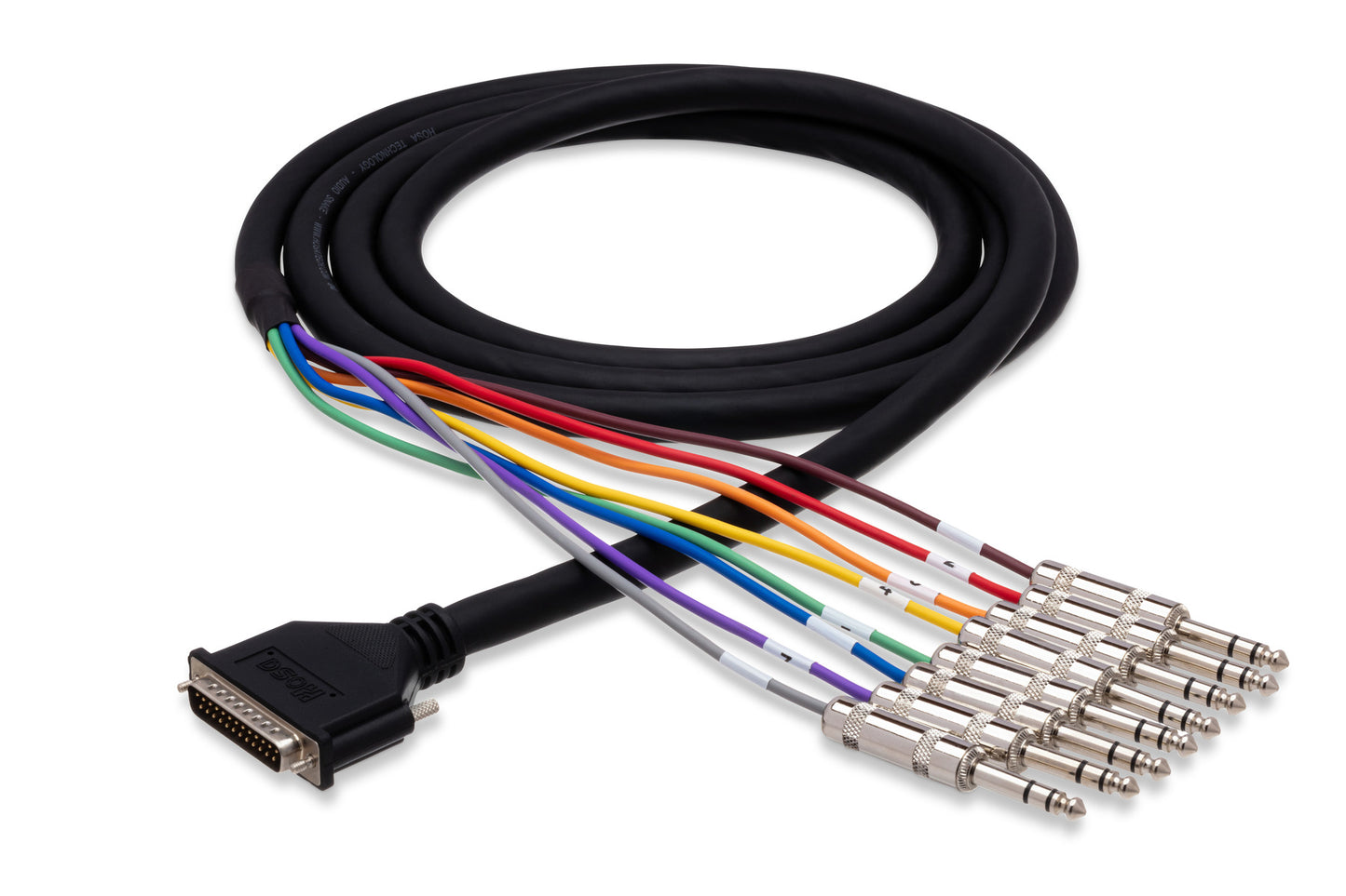 Hosa DTP802 Snake Cable DB25 To 8 x TRS 6.6Ft DB25 to TRS Snake