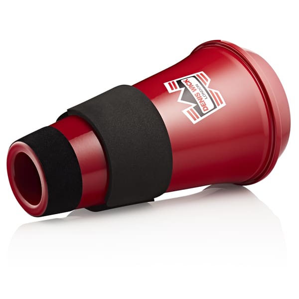 Denis Wick Euphonium Red Aluminum Travel Mute | Practice Mute for Euphonium | Travel Mute for Brass Instruments | Mute for Warming Up and Practicing Brass Instruments | 5.75 x 5.75 x 12.75 inches