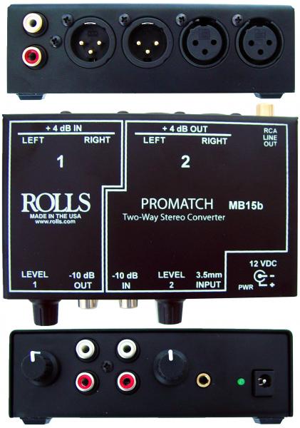 Rolls MB15b Promatch 2-Way Stereo Converter