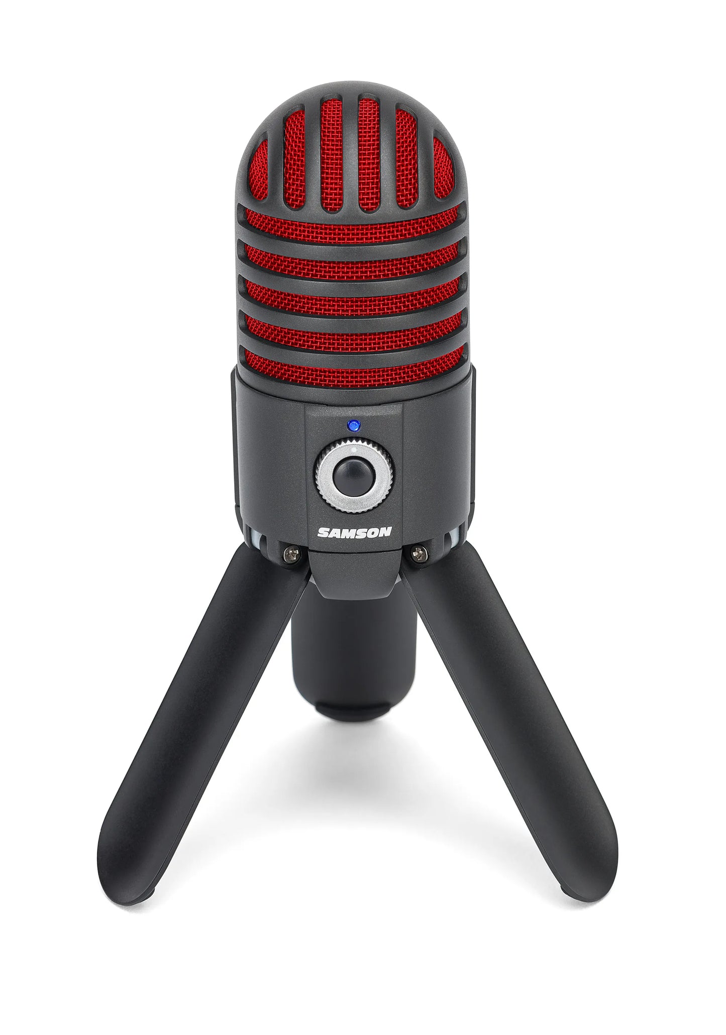 Samson Meteor Mic USB Studio Microphone, Titanium Black/Red - Limited Edition