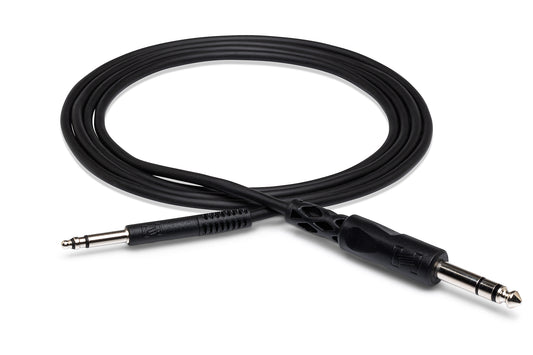 Hosa TTS-890 Balanced Patch Cables, TT TRS to Same, 3 ft