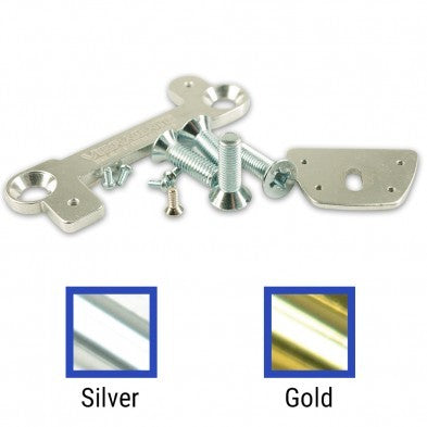 Vibramate V7-LP Mounting Kit for Bigsby B7 Carved Top Les Paul Guitars, Chrome