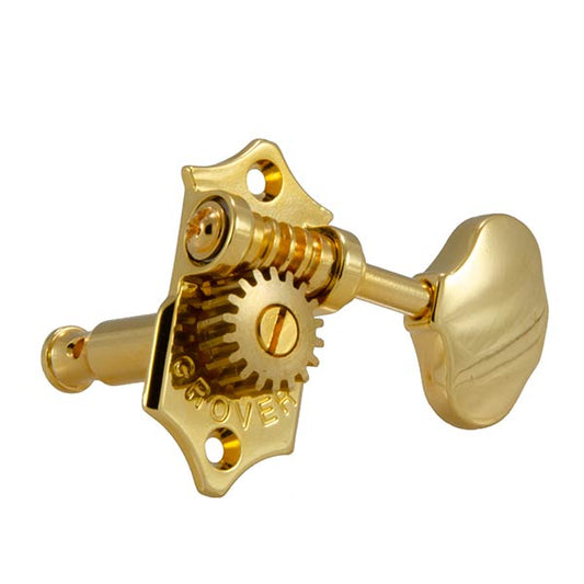 Grover 3 Per Side Vertical Mount Sta-Tite With 18:1 Gear Ratio Gold