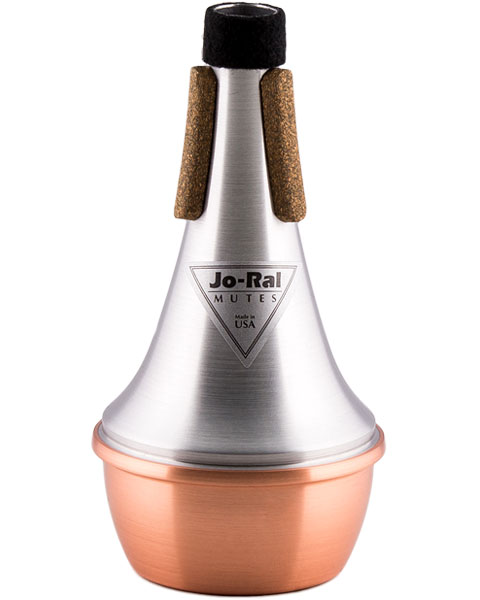 Jo Ral TPT-1C Trumpet Straight Mute, Copper Bottom