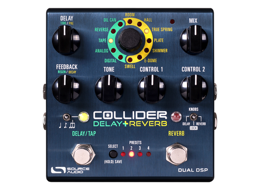 Source Audio Collider Stereo Delay and Reverb